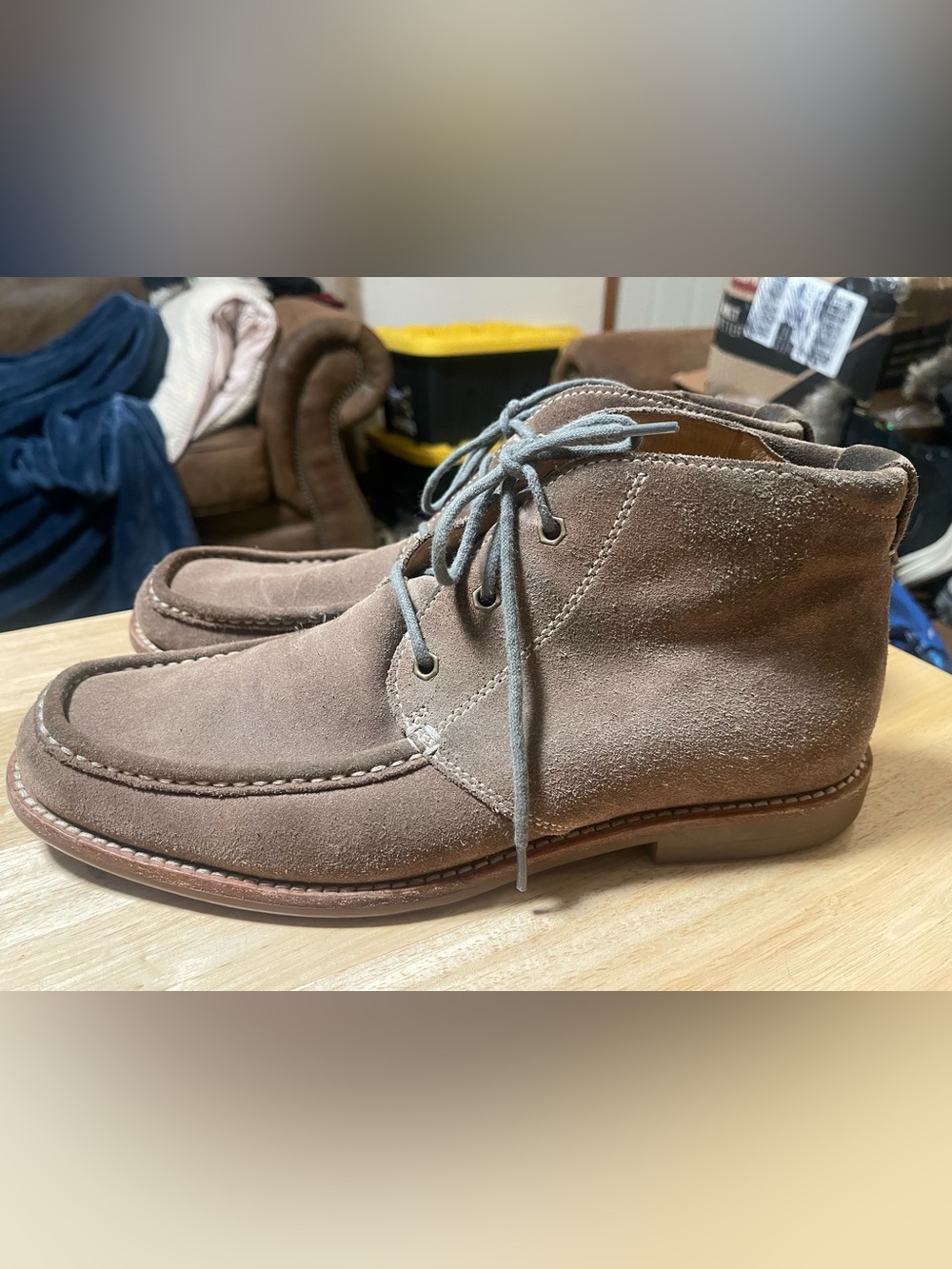 UGG men’s Suede Moc Toe Boots Size 10